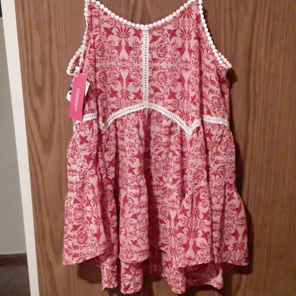 Folk bird print bohemian tank top S love & liberty - Picture 5 of 6